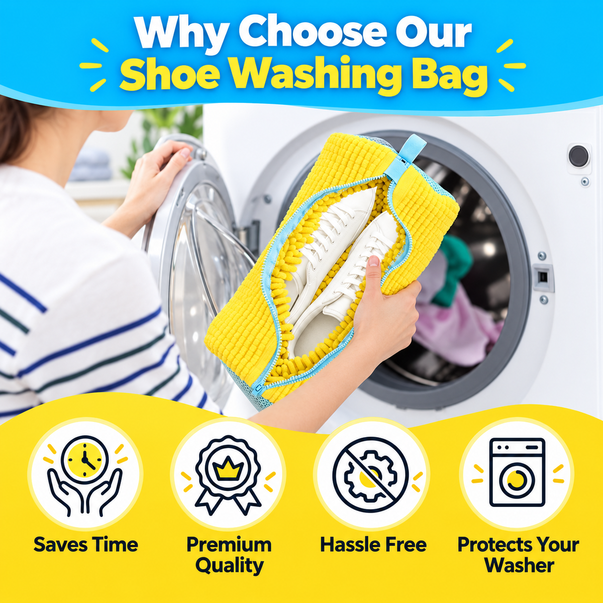 Shoe Washing Bag